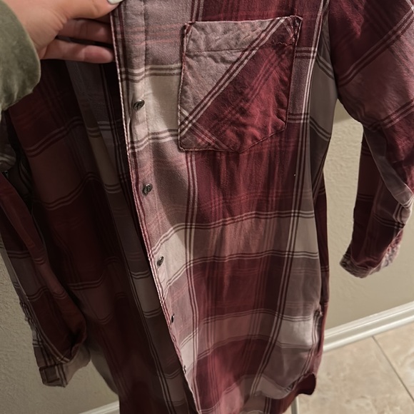 Plaid button down dress - Picture 3 of 4